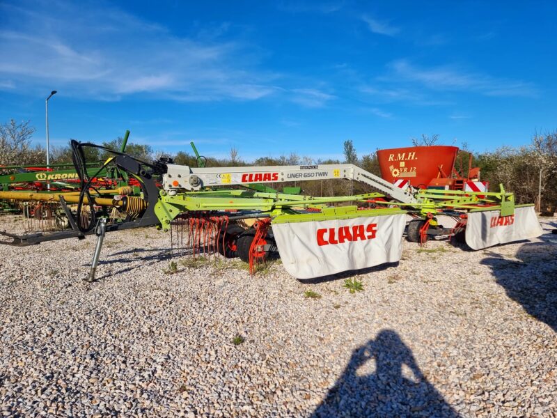 Професионален сеносъбирач CLAAS LINER 650